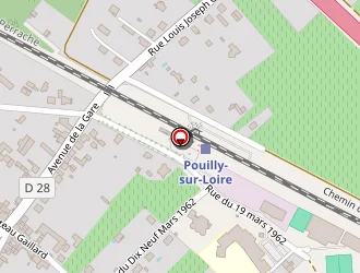 Carte de Gymnase à Pouilly-sur-loire