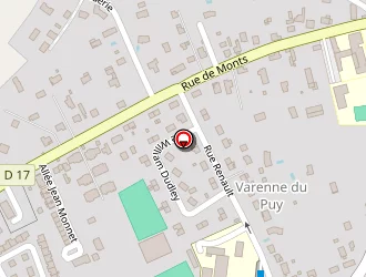 Carte de Thomas Jérôme à Montbazon