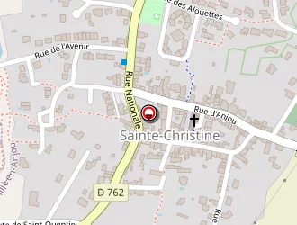 Carte de Pineau à Sainte-christine