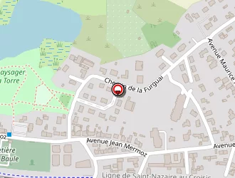 Carte de Station Esso Express à Baule-escoublac (la)