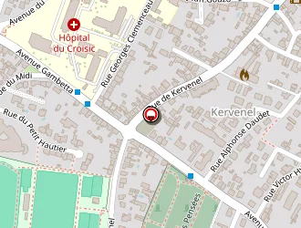 Carte de Denancy Leclerc (gaec) à Croisic (le)