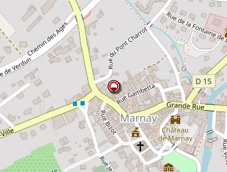 Carte de Hôtel Du Commerce à Marnay