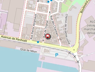 Carte de Bar De Lorient à Saint-nazaire