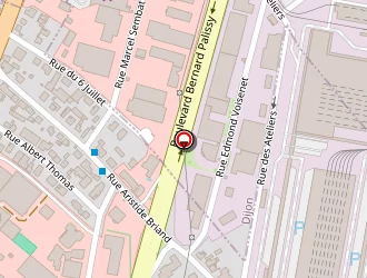 Carte de Dijon Pare Brise à Chenôve