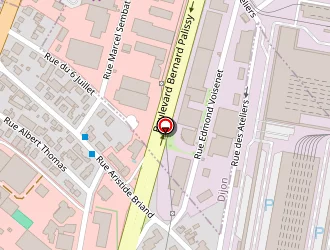 Carte de Serplaste à Chenôve