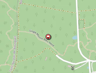 Carte de Restaurant Le Moulin Bleu à Bourgueil