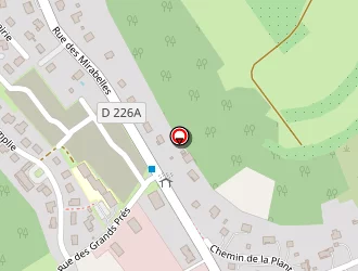 Carte de Terrian De Pétanque à Amagney