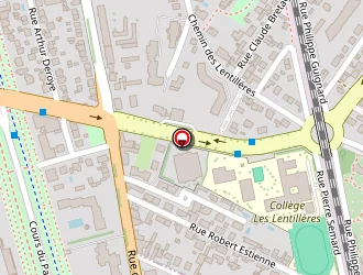 Carte de La Victorine à Longvic