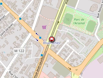 Carte de Société Générale à Dijon