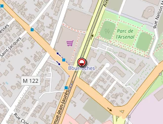 Carte de Intermarché Super à Dijon