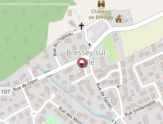 Carte de Complexe Sportif à Bressey-sur-tille