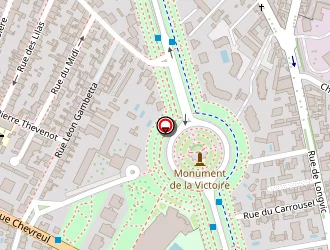 Carte de Comité Gestion Locaux à Dijon