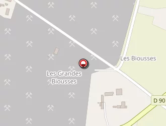 Carte de Les Biousses à Alleuds (les)