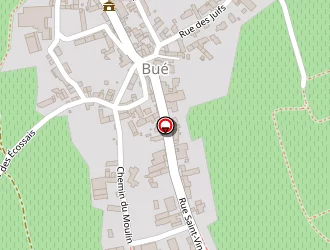 Carte de La Poste à Bué