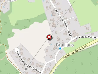 Carte de Mairie à Braillans