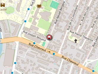 Carte de Fevret à Dijon