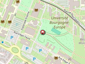 Carte de Stade D'athlétisme Colette Besson à Dijon