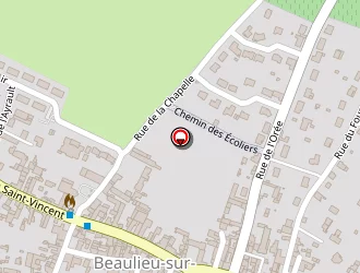 Carte de Amé'vie à Beaulieu-sur-layon