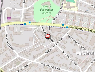 Carte de Bauer Geneviève à Dijon