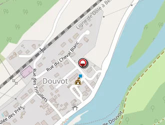 Carte de Borlig à Ougney-douvot