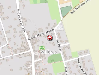 Carte de Terfas Gregory à Vallères