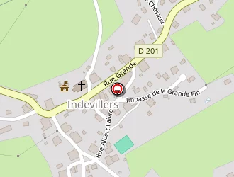 Carte de Société Fromagerie à Indevillers