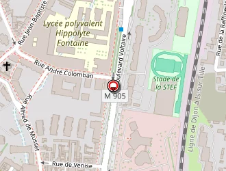 Carte de Bourdot Luc à Dijon