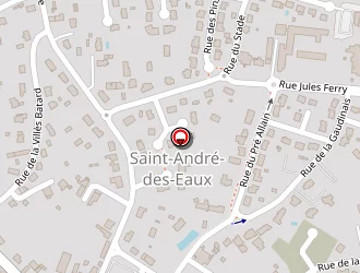 Carte de Le Colvert à Saint-andré-des-eaux