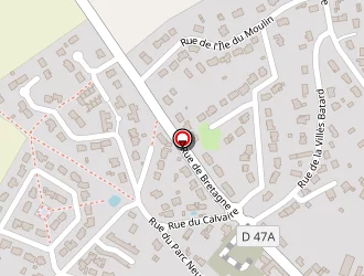 Carte de Presbytère à Saint-andré-des-eaux