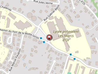Carte de Lycée Les Marcs D'or à Dijon