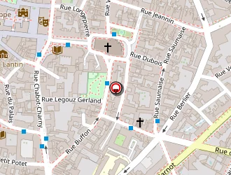 Carte de Cité Administrative Dampierre (conciergerie) à Dijon