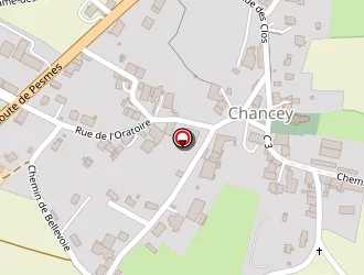 Carte de Courty Daniel à Chancey