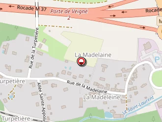 Carte de Fitnessboutique Nutrition Stores à Chambray-lès-tours