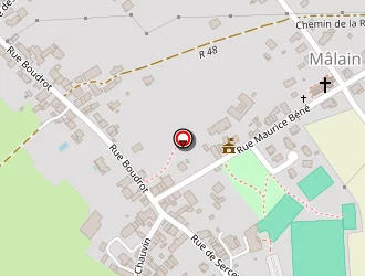 Carte de Ecurie De Malain à Mâlain