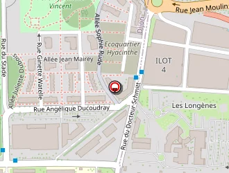 Carte de Ecole De Sages-femmes à Dijon