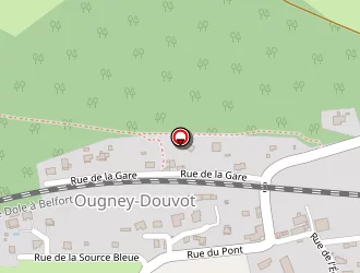 Carte de Delcey Simone à Ougney-douvot