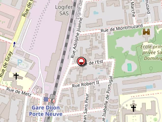 Carte de 7.11 Serrurerie à Dijon