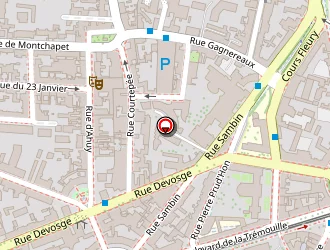 Carte de Cordonnerie Godrans à Dijon