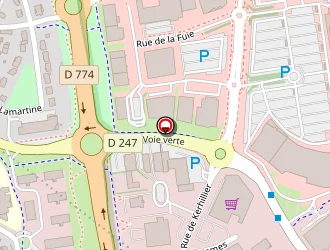 Carte de E.leclerc Drive à Guérande