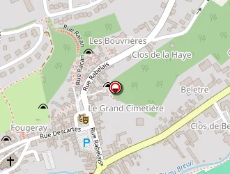 Carte de Ondelys à Langeais