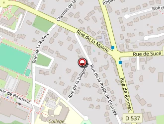 Carte de Alitess à Treillières