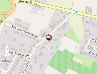 Carte de Les Jardins De Caprice à Bléré