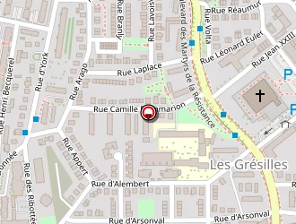 Carte de Dietrich Denis à Dijon