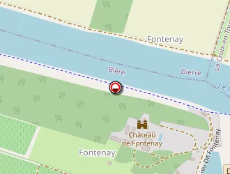 Carte de Le Château De Fontenay à Bléré