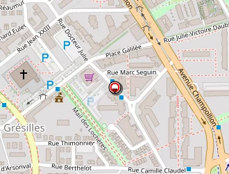 Carte de Bernier Philippe à Dijon