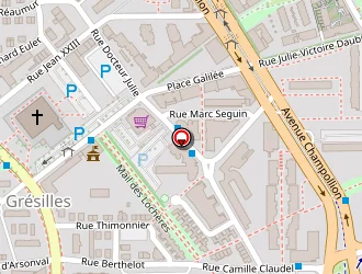 Carte de Az Express à Dijon