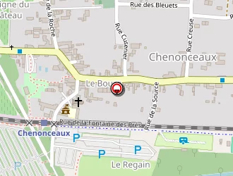 Carte de La Poste à Chenonceaux