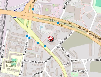 Carte de Genin Monique à Dijon