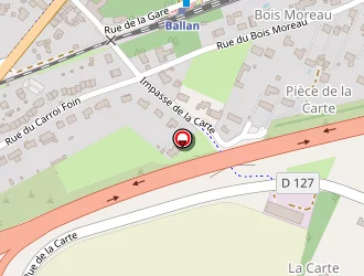 Carte de De Babo Carlos à Ballan-miré