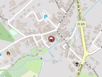 Carte de La Poste à Gennes